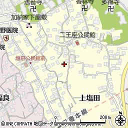 大分県臼杵市二王座298周辺の地図