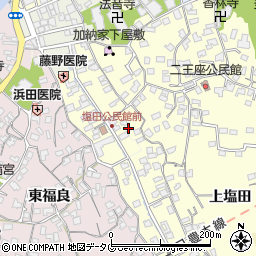 大分県臼杵市二王座63周辺の地図