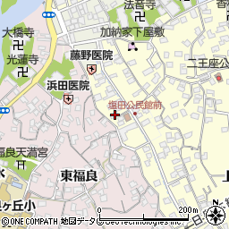 大分県臼杵市二王座21周辺の地図
