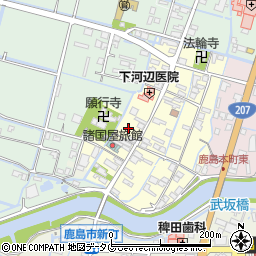 佐賀県鹿島市本町156周辺の地図