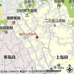 大分県臼杵市二王座115周辺の地図