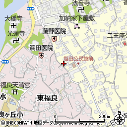 大分県臼杵市二王座23周辺の地図