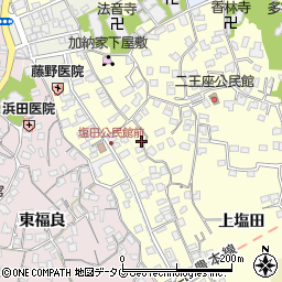大分県臼杵市二王座69周辺の地図