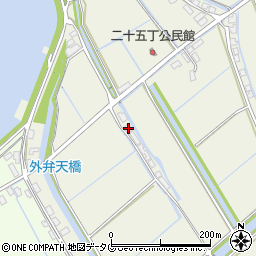 福岡県柳川市大和町皿垣開2193周辺の地図