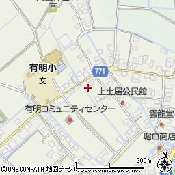 福岡県柳川市大和町皿垣開506周辺の地図