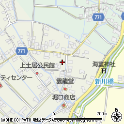 福岡県柳川市大和町皿垣開344周辺の地図