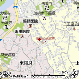 大分県臼杵市二王座20周辺の地図