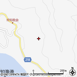 長崎県南松浦郡新上五島町津和崎郷1087周辺の地図