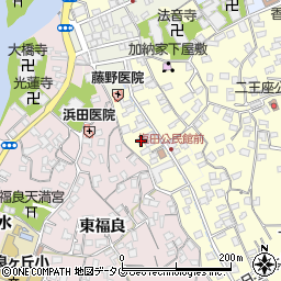 大分県臼杵市二王座24周辺の地図
