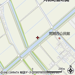 福岡県柳川市大和町皿垣開1357周辺の地図