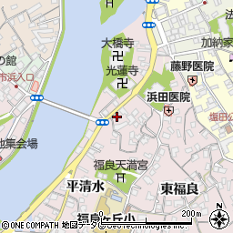 大分県臼杵市平清水155周辺の地図