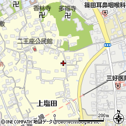 大分県臼杵市二王座222周辺の地図