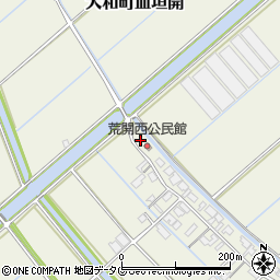 福岡県柳川市大和町皿垣開1424周辺の地図