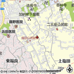 大分県臼杵市二王座68周辺の地図