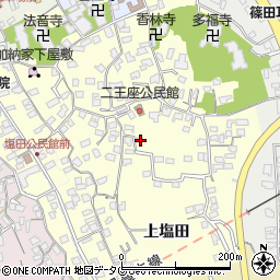 大分県臼杵市二王座217周辺の地図