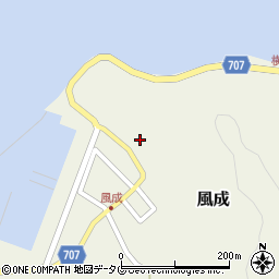 大分県臼杵市風成886-3周辺の地図