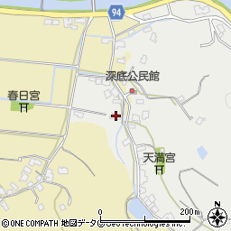 福岡県みやま市高田町舞鶴448周辺の地図