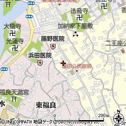 大分県臼杵市二王座25周辺の地図