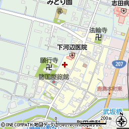 佐賀県鹿島市本町152周辺の地図