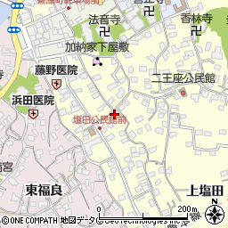 大分県臼杵市二王座67周辺の地図