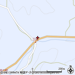 熊本県山鹿市鹿北町岩野3856周辺の地図