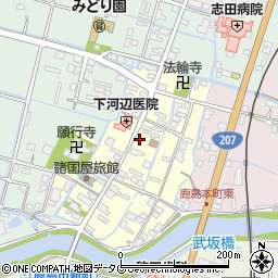 佐賀県鹿島市本町117周辺の地図