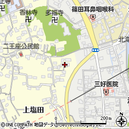 大分県臼杵市二王座246周辺の地図