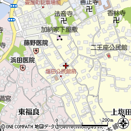 大分県臼杵市二王座57周辺の地図