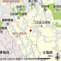 大分県臼杵市二王座140周辺の地図