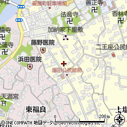 大分県臼杵市二王座55周辺の地図