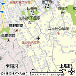 大分県臼杵市二王座120周辺の地図