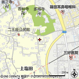 大分県臼杵市二王座230周辺の地図