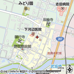 佐賀県鹿島市本町119周辺の地図