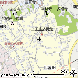 大分県臼杵市二王座293周辺の地図