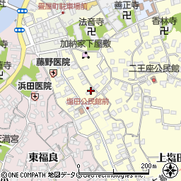 大分県臼杵市二王座56周辺の地図