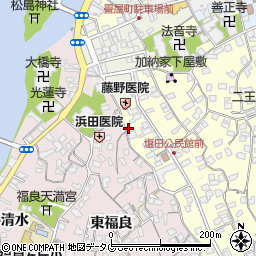 大分県臼杵市二王座28周辺の地図