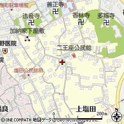 大分県臼杵市二王座292周辺の地図
