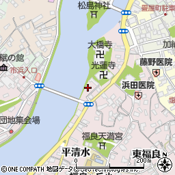 大分県臼杵市平清水95周辺の地図