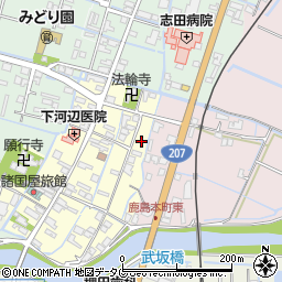 佐賀県鹿島市本町22周辺の地図