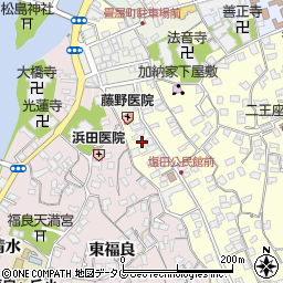 大分県臼杵市二王座27周辺の地図