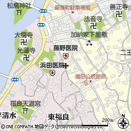 大分県臼杵市二王座29周辺の地図