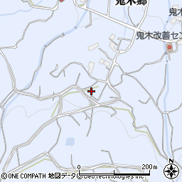 長崎県東彼杵郡波佐見町鬼木郷590周辺の地図