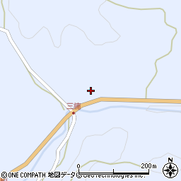 熊本県山鹿市鹿北町岩野3857周辺の地図