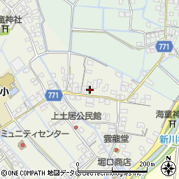 福岡県柳川市大和町皿垣開296周辺の地図