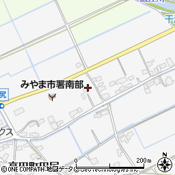 福岡県みやま市高田町田尻1594周辺の地図