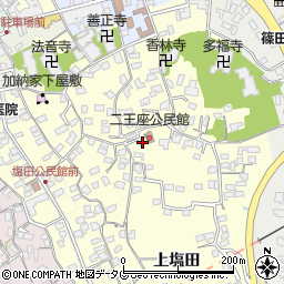 大分県臼杵市二王座215周辺の地図