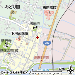 佐賀県鹿島市本町25周辺の地図