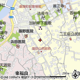 大分県臼杵市二王座52周辺の地図