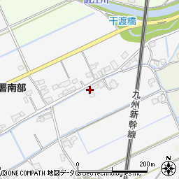福岡県みやま市高田町田尻1698周辺の地図