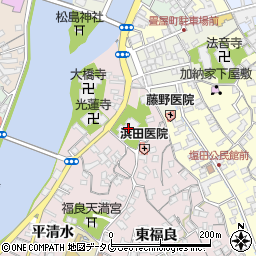 大分県臼杵市平清水134周辺の地図